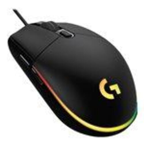 Gaming mus Logitech G102 LIGHTSYNC, kablet, sort