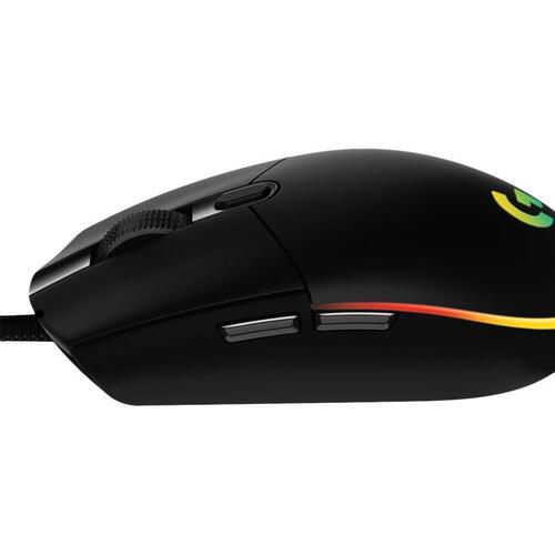 Gaming mus Logitech G102 LIGHTSYNC, kablet, sort