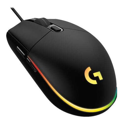 Gaming mus Logitech G102 LIGHTSYNC, kablet, sort