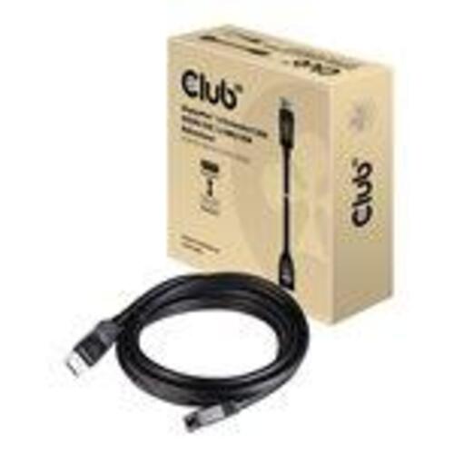 DisplayPort forlængerkabel 1.4 – Club 3D – 3 m – sort