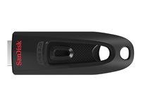 USB stick 16 GB - SanDisk Ultra USB 3.0 (sort) billede