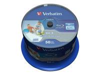 Blu-ray skiver Verbatim DataLife BD-R 25 GB 6x - 50-pak, printbar billede