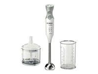 Stavblender Bosch ErgoMixx MSM66120 med turbofunktion – hvid/telegrå