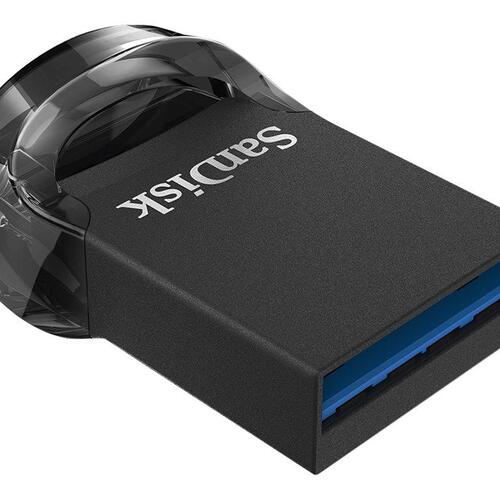 USB stik SanDisk Ultra Fit 128 GB USB 3.1 – sort
