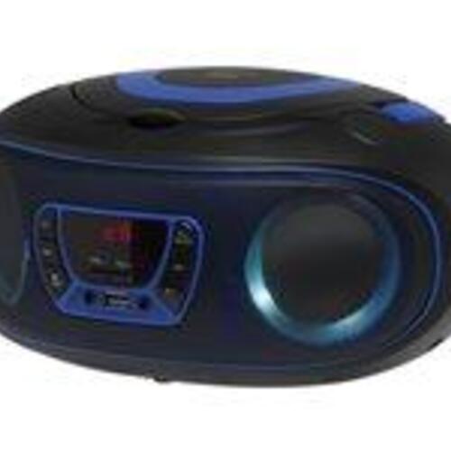 CD-afspiller boombox med Bluetooth – DENVER TCL-212BT, sort/blå