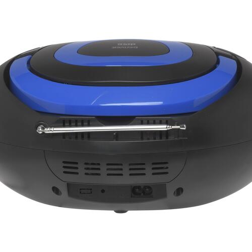 CD-afspiller boombox med Bluetooth – DENVER TCL-212BT, sort/blå