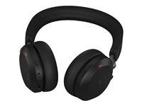 Trådløse høretelefoner Jabra Evolve2 75 headset – sort (USB-C)