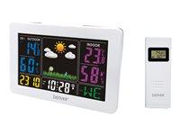 Vejrstation med farvedisplay DENVER WS-540 - indendørs/udendørs, hvid