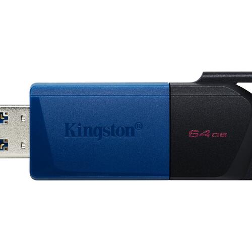 USB stik Kingston DataTraveler Exodia M 64 GB USB 3.2 Gen 1 – sort/blå