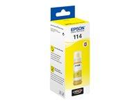 Blæk til printer - Epson 114 gul, 70 ml (EcoTank ET-8500/ET-8550)