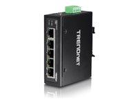 Gigabit switch 5-porte – Trendnet TI-G50, industriel, uadministreret
