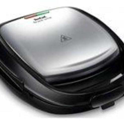 Vaffeljern sandwichgrill Tefal Snack Time SW341D12 – stål/sort – 700 W