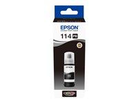 Blækrefill sort 70 ml - Epson 114 til EcoTank