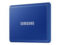 Ekstern SSD Samsung T7 2 TB – USB 3.2 Gen 2 (indigoblå)