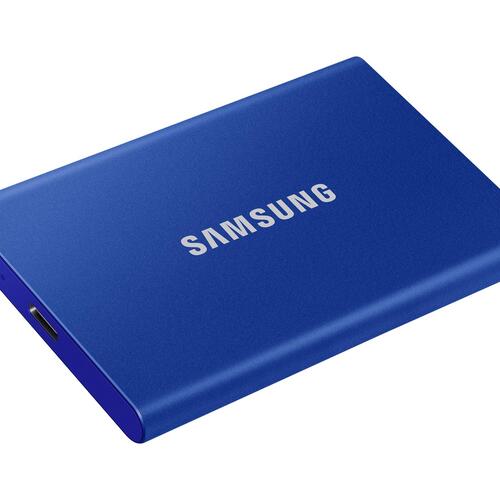 Ekstern SSD Samsung T7 2 TB – USB 3.2 Gen 2 (indigoblå)
