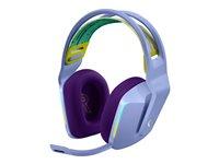 Gaming headset Logitech G733 LIGHTSPEED – trådløst, RGB, lilla