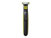 Barbermaskine Philips OneBlade QP2724 - trådløs, limegrøn/trækulsgrå billede