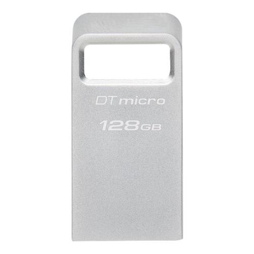 USB stik Kingston DataTraveler Micro 128 GB USB 3.2 Gen 1 – Sølv