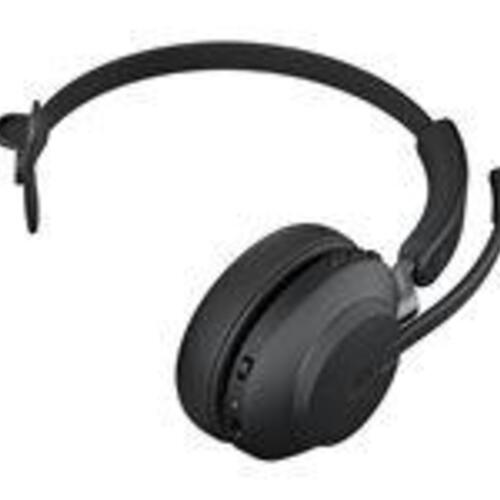 Trådløst headset Jabra Evolve2 65 MS Mono – sort (USB-A)