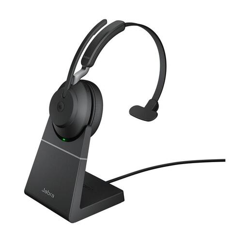 Trådløst headset Jabra Evolve2 65 MS Mono – sort (USB-A)