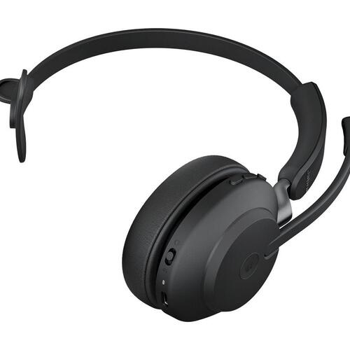 Trådløst headset Jabra Evolve2 65 MS Mono – sort (USB-A)