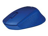 Trådløs mus Logitech M330 Silent Plus - blå billede