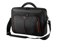 Computertaske Targus Classic+ 15,6" - polyester, sort/rød