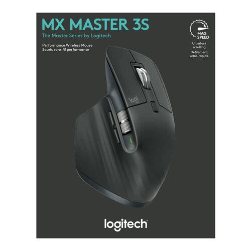 Trådløs mus Logitech MX Master 3S – optisk, grafit