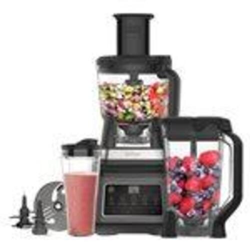 Foodprocessor Ninja Auto-iQ BN800EU 2,1 l – sort/sølv
