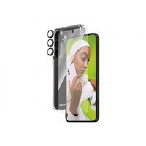 Skærmbeskyttelse til Samsung Galaxy S24+ – PanzerGlass 3-i-1 sæt, transparent
