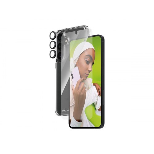 Skærmbeskyttelse til Samsung Galaxy S24+ – PanzerGlass 3-i-1 sæt, transparent