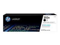 Toner til HP LaserJet - HP 203X sort, høj kapacitet