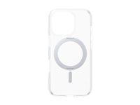 Mobilcover PanzerGlass CARE MagSafe med støtteben - iPhone 16 Pro, sølv/gennemsigtig billede