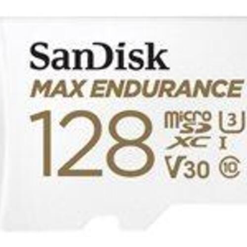 Hukommelseskort microSDXC – SanDisk Max Endurance 128 GB (op til 100 MB/s)