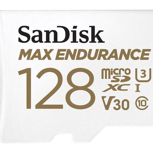 Hukommelseskort microSDXC – SanDisk Max Endurance 128 GB (op til 100 MB/s)