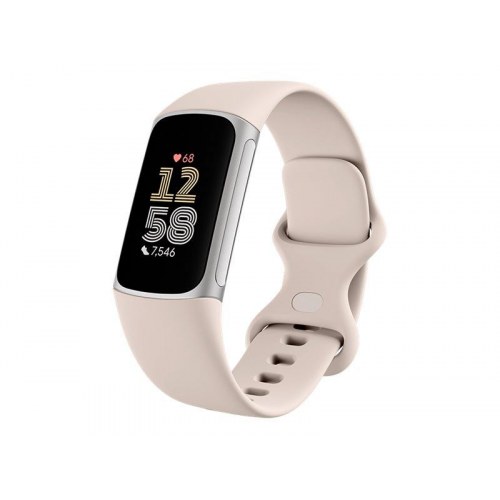 Aktivitetsarmbånd Fitbit Charge 6 – porcelæn (sølvalu)