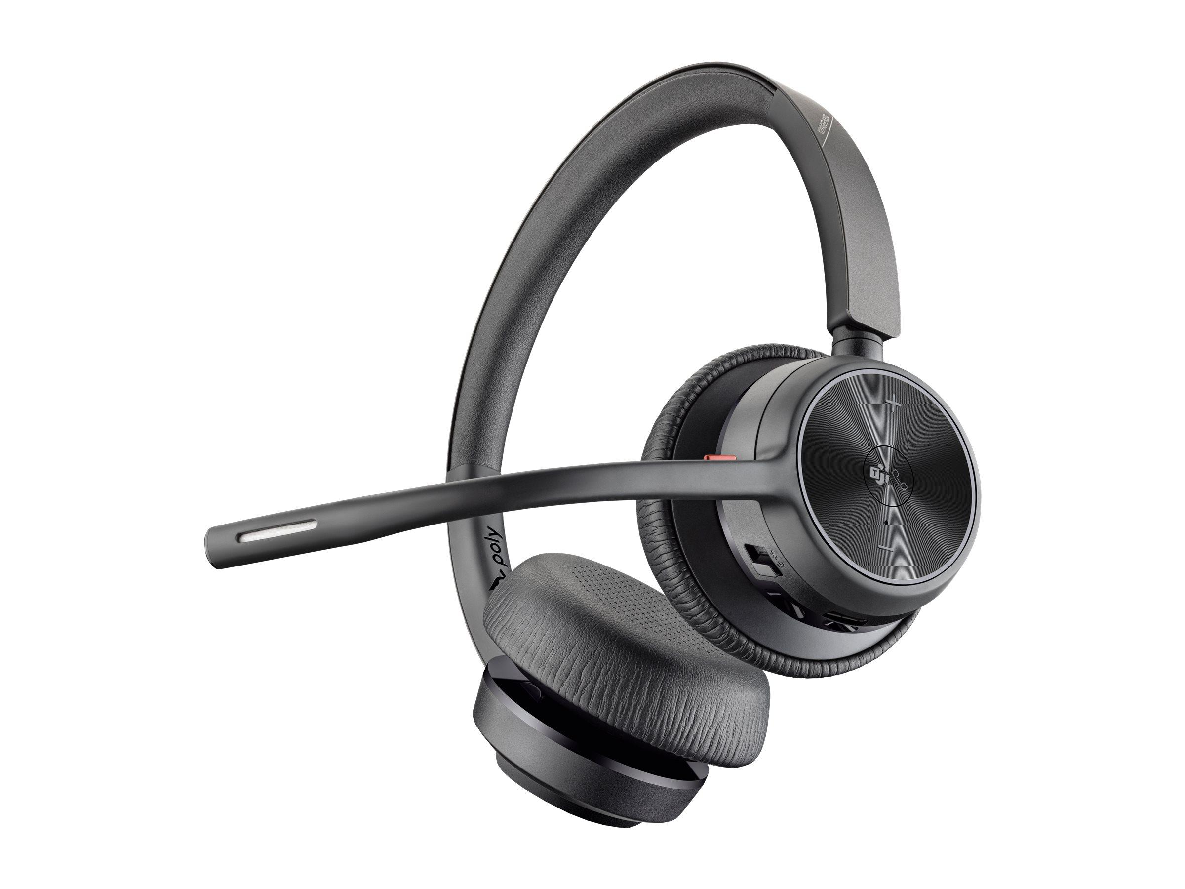 Trådløst headset Poly Voyager 4320-M - sort, Bluetooth/USB-A billede