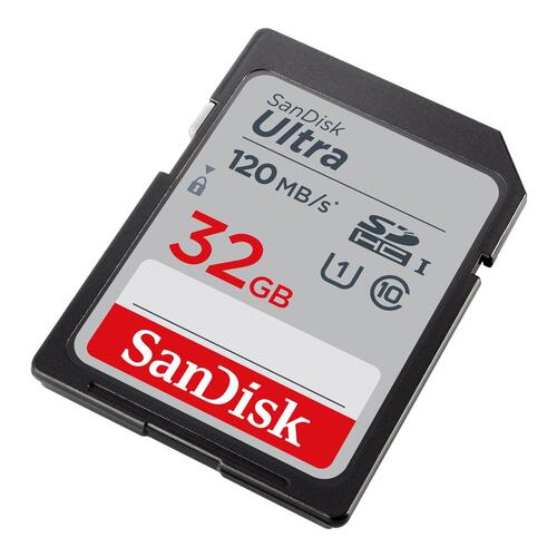 Hukommelseskort SanDisk Ultra SDHC 32 GB 120 MB/s