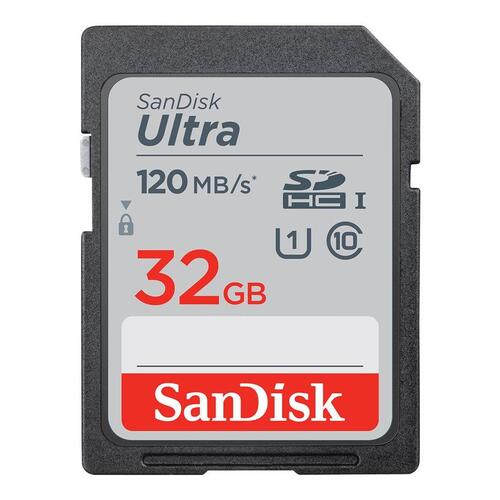 Hukommelseskort SanDisk Ultra SDHC 32 GB 120 MB/s