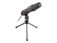 Mikrofon med stativ - Trust Gaming GXT 212 Mico, kablet, omni, sort