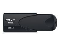 USB stik PNY Attaché 4 512 GB USB 3.1 - sort
