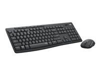 Trådløst tastatur og mus - Logitech MK295 Silent (grafit)