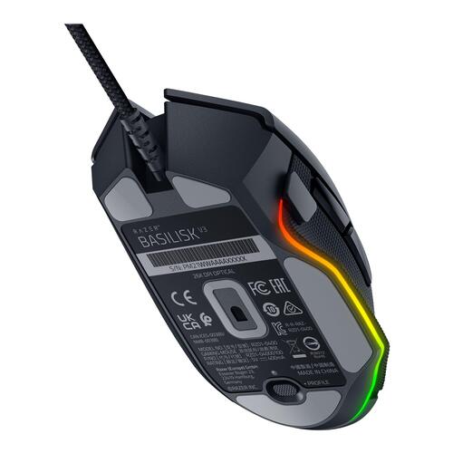 Gaming mus Razer Basilisk V3, optisk, kablet, sort