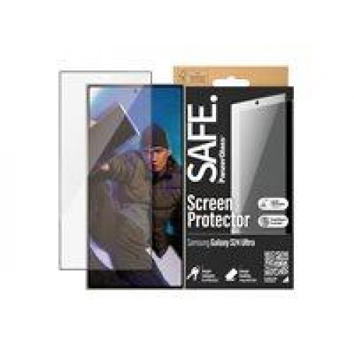 Skærmbeskytter PanzerGlass SAFE. til Samsung Galaxy S24 Ultra – Sort/Transparent