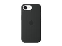 Mobilcover Apple iPhone 16e - Apple silikonecover, sort