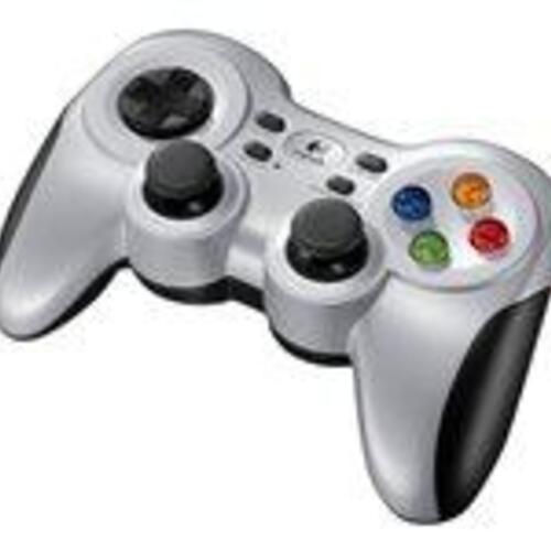 Spilcontroller Logitech Wireless Gamepad F710 – trådløs 2,4 GHz – sort/hvid