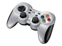 Spilcontroller Logitech Wireless Gamepad F710 – trådløs 2,4 GHz – sort/hvid
