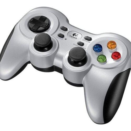 Spilcontroller Logitech Wireless Gamepad F710 – trådløs 2,4 GHz – sort/hvid