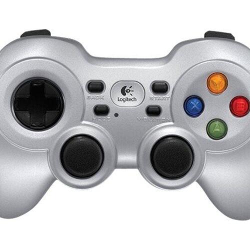 Spilcontroller Logitech Wireless Gamepad F710 – trådløs 2,4 GHz – sort/hvid