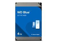 Harddisk 3,5" WD Blue 4 TB SATA 6 Gb/s 5400 rpm billede